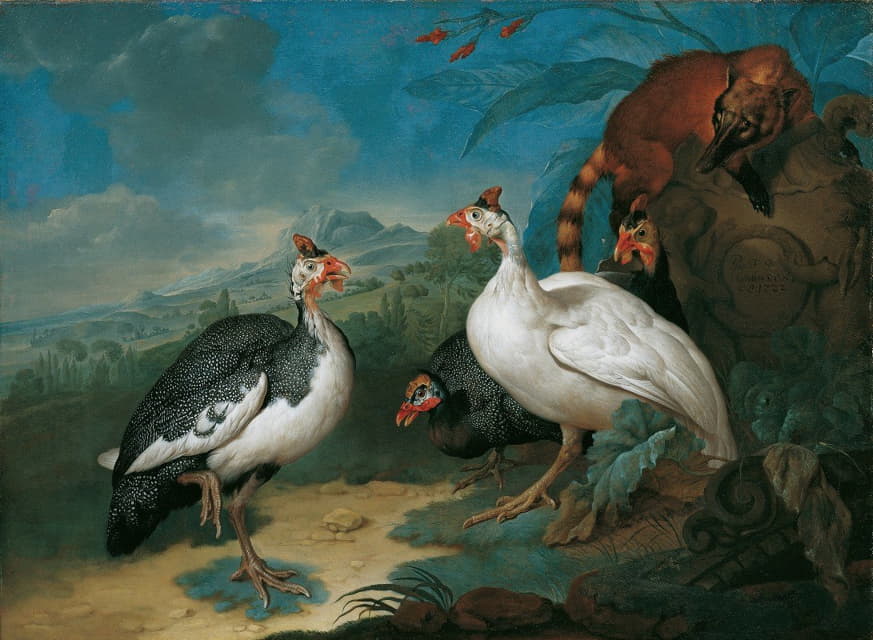 Philipp Ferdinand de Hamilton - Perlhühner Und Nasenbär