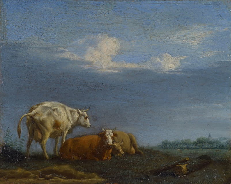 Adriaen van de Velde - Cows on Pasture