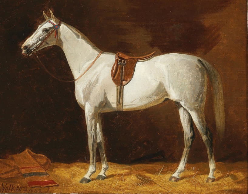 Emil Volkers - A White Horse