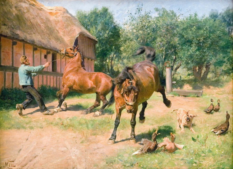 M. Therkildsen - Kåde heste
