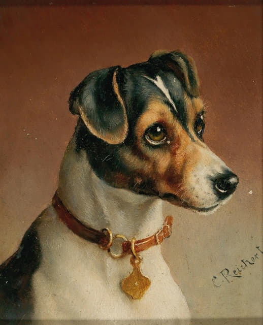 Carl Reichert - Portrait of a Jack Russel Terrier
