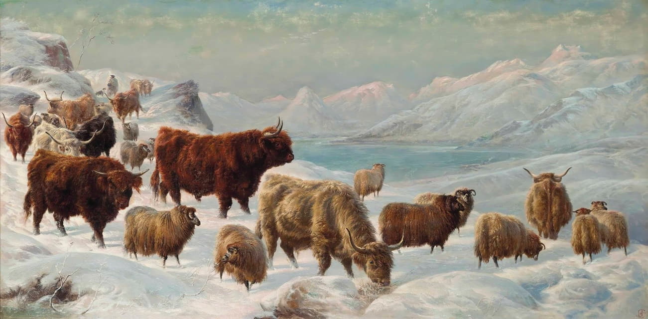 Charles Jones - Winter in the highlands