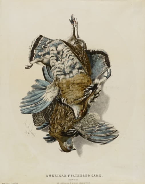 Nathaniel Currier - American Feathered Game–Partridges