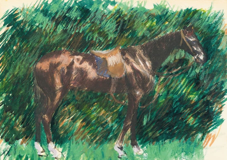 Pierre-Auguste Renoir - Un Cheval