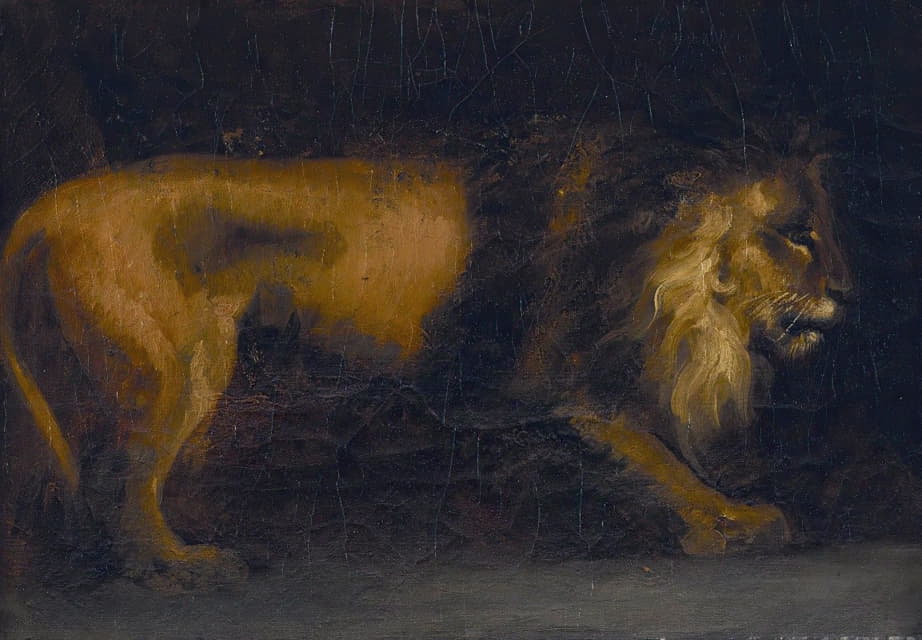 Théodore Géricault - Study of a Lion