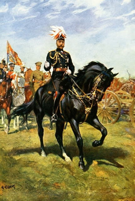 Christopher Clark - H.M. King George V. On His Charger, Rupert