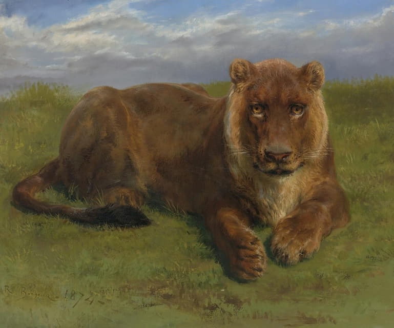 Rosa Bonheur - Lioness At Rest