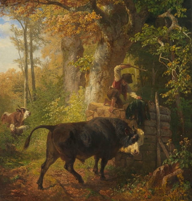 Friedrich Voltz - Der wildgewordene Stier