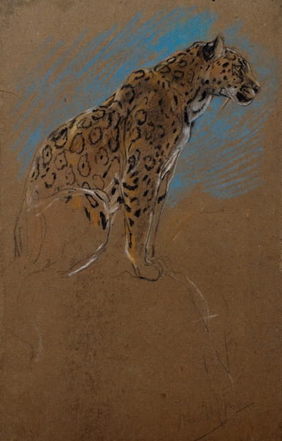John Macallan Swan - Study of a Jaguar