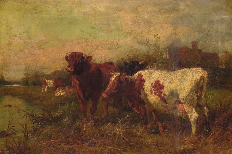 Charles Collins - Cows at Pasture