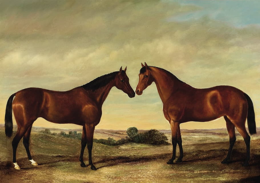 James Clark - Pair of Horses