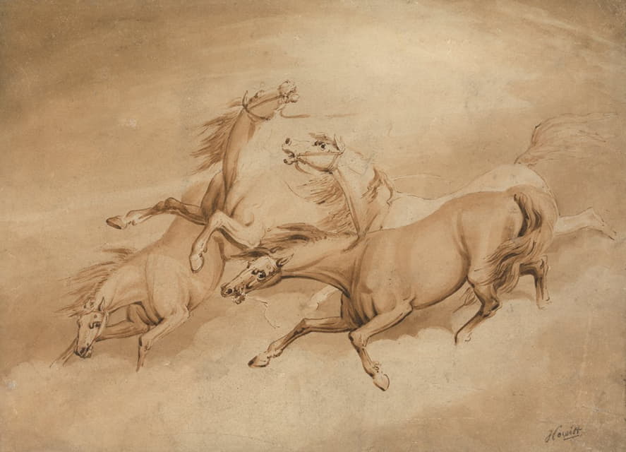 Samuel Howitt - Four Galloping Horses