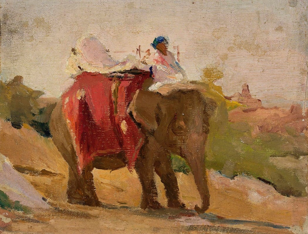 Jan Ciągliński - Chittorgarh – my elephant. From the journey to India