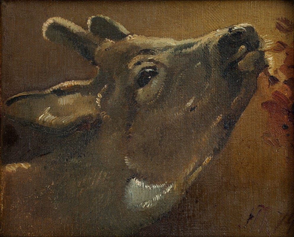 Jørgen Roed - Study of a deer