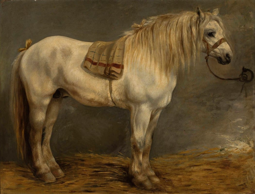 Piotr Michałowski - Horse in the stables