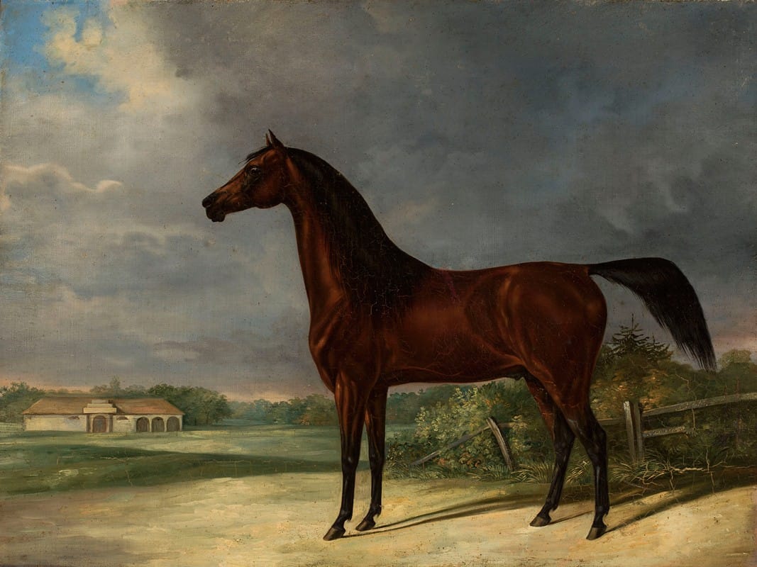 Friedrich Leopold Bürde - Bay horse