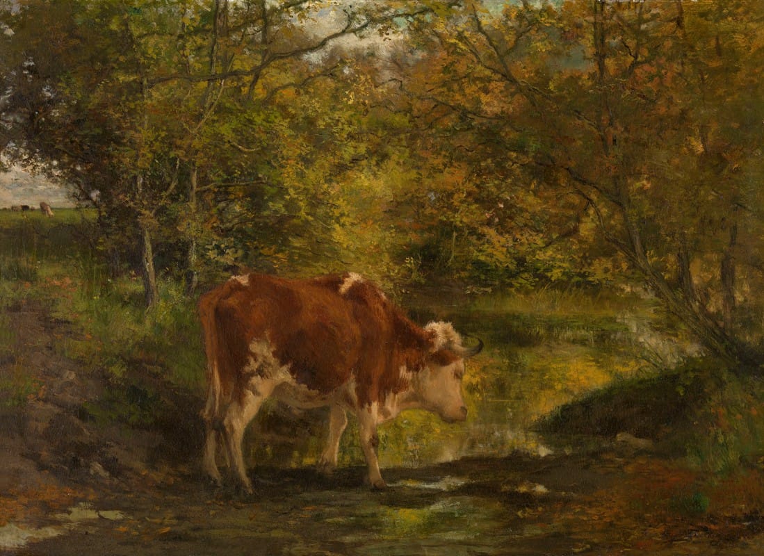 Hippolyte Boulenger - Cow at the Ditch