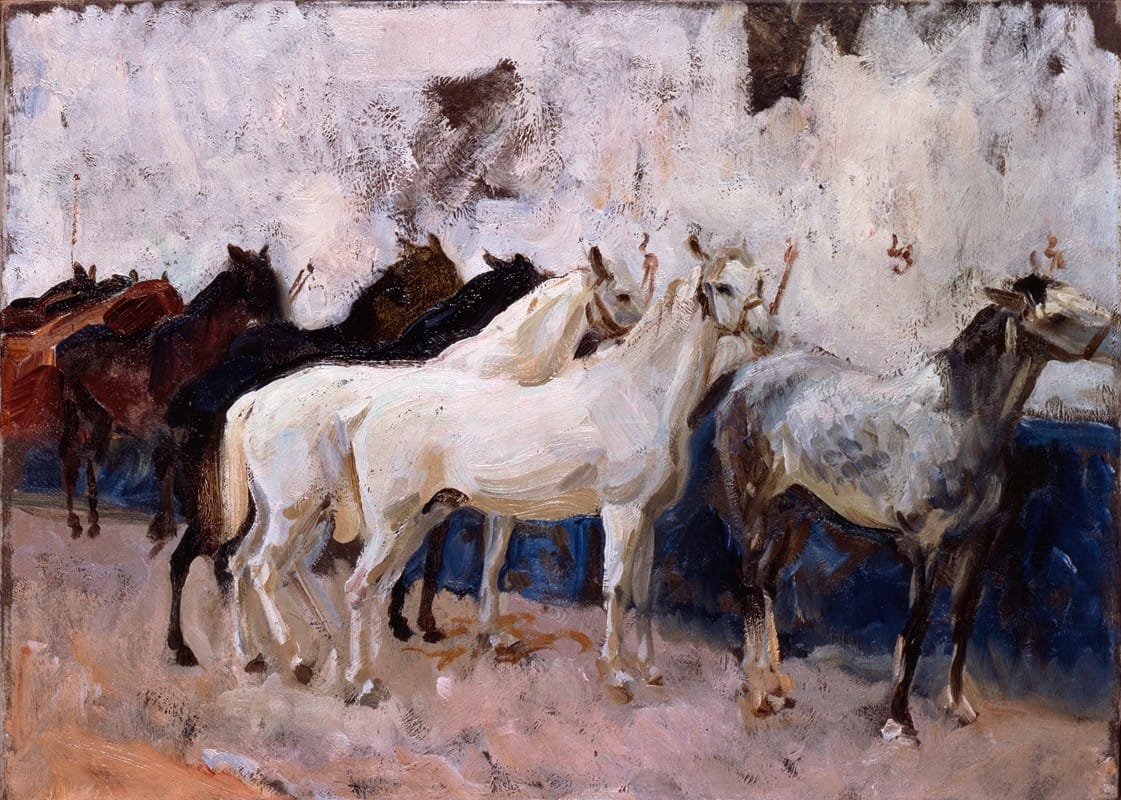 John Singer Sargent - Horses at Palma