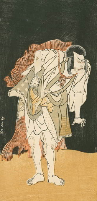 Katsukawa Shunshō - Ōtani Hiroemon III in a Villain Role