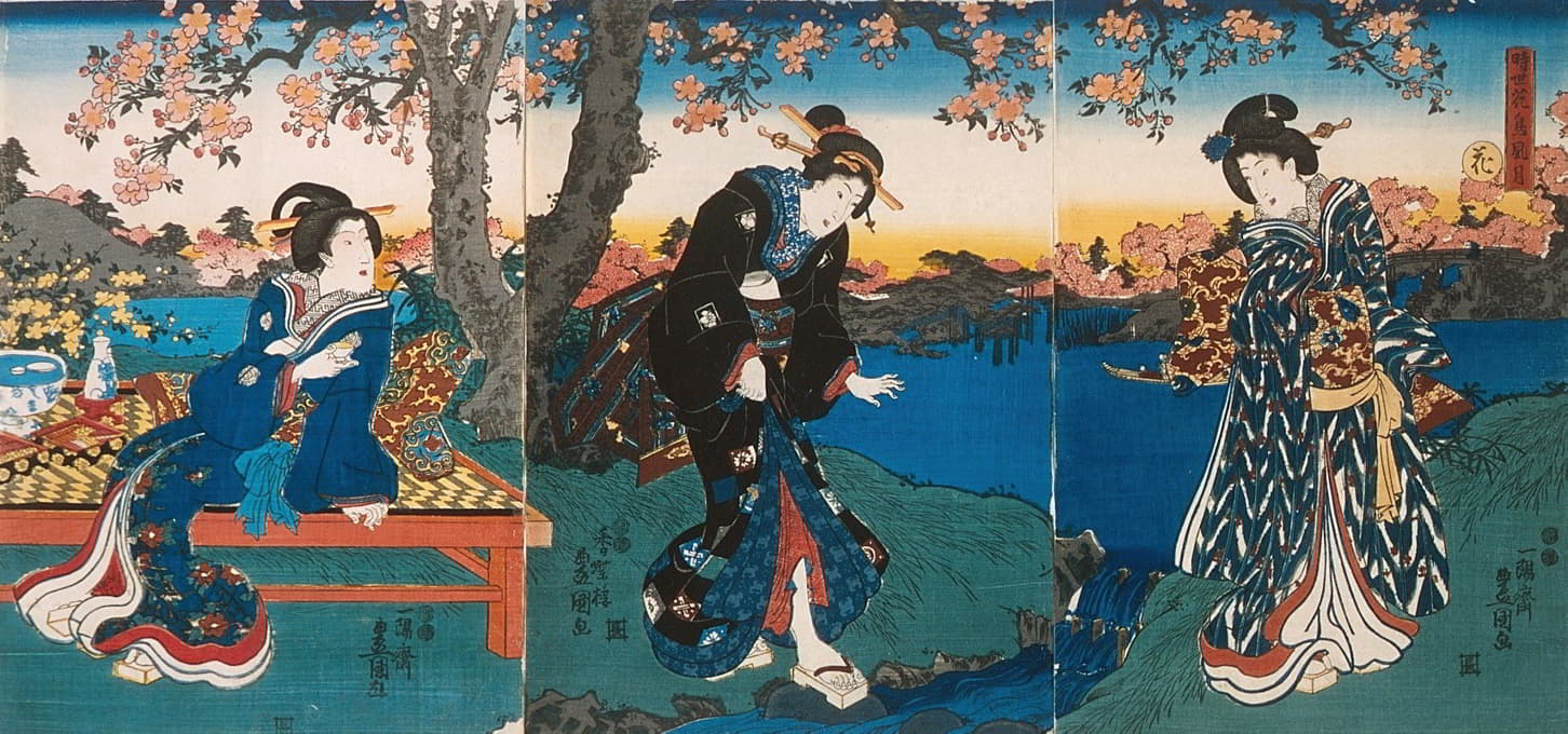 Utagawa Kunisada (Toyokuni III) - Flowers