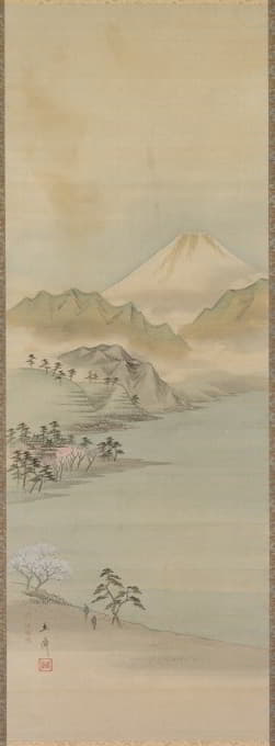Andō Hiroshige - Lake Suwa