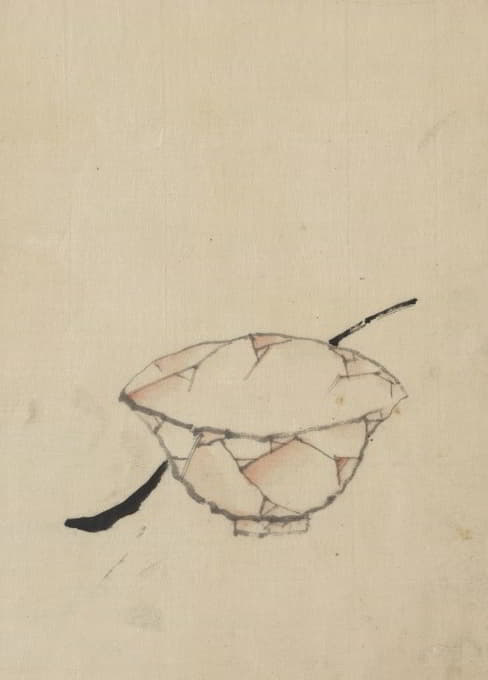 Katsushika Hokusai - A bowl with a spoon
