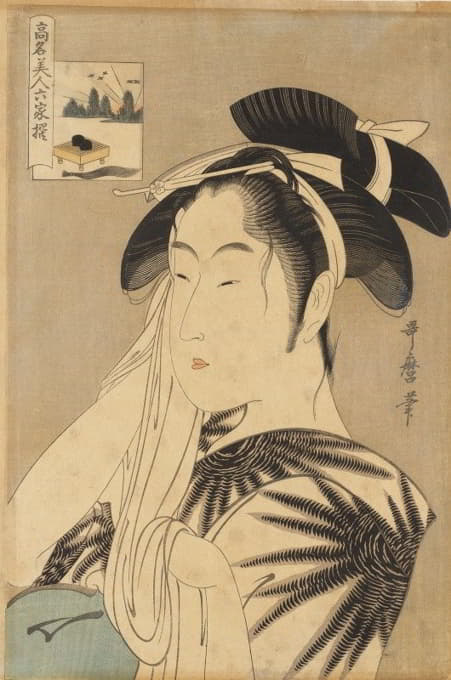 Kitagawa Utamaro - The Widow of Asahiya