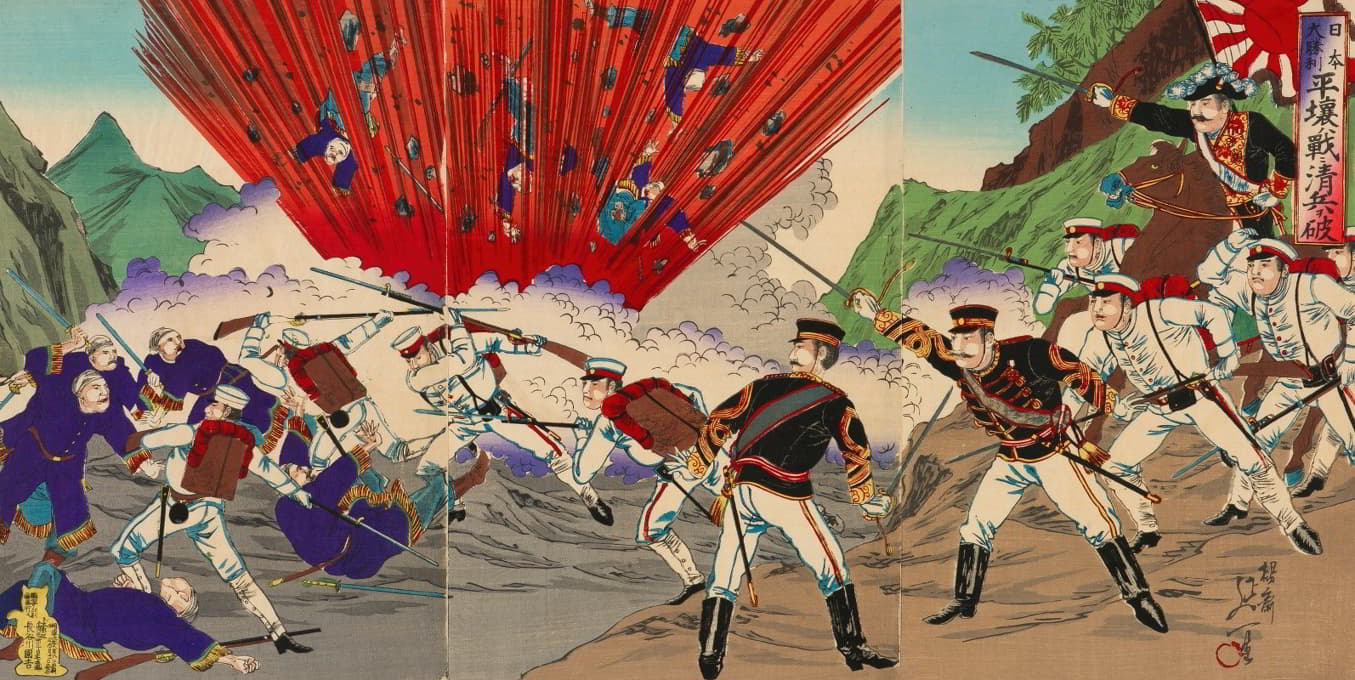日本的伟大胜利；清军在平阳战役中的失败