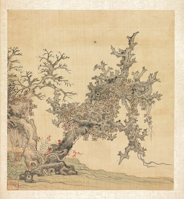 Chen Hongshou - An Ancient Tree