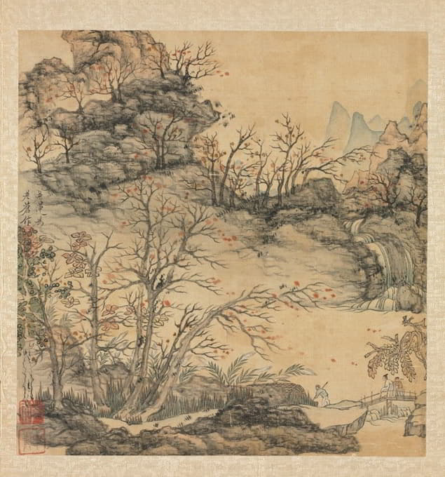 Chen Hongshou - Autumn Landscape