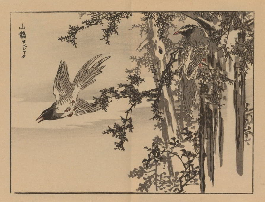 Kōno Bairei - 楳岭画谱, Pl.34