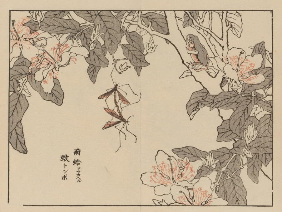 Kōno Bairei - 楳岭画谱, Pl.53