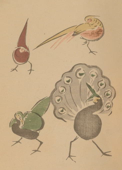 鸟兽略画式，Pl.14