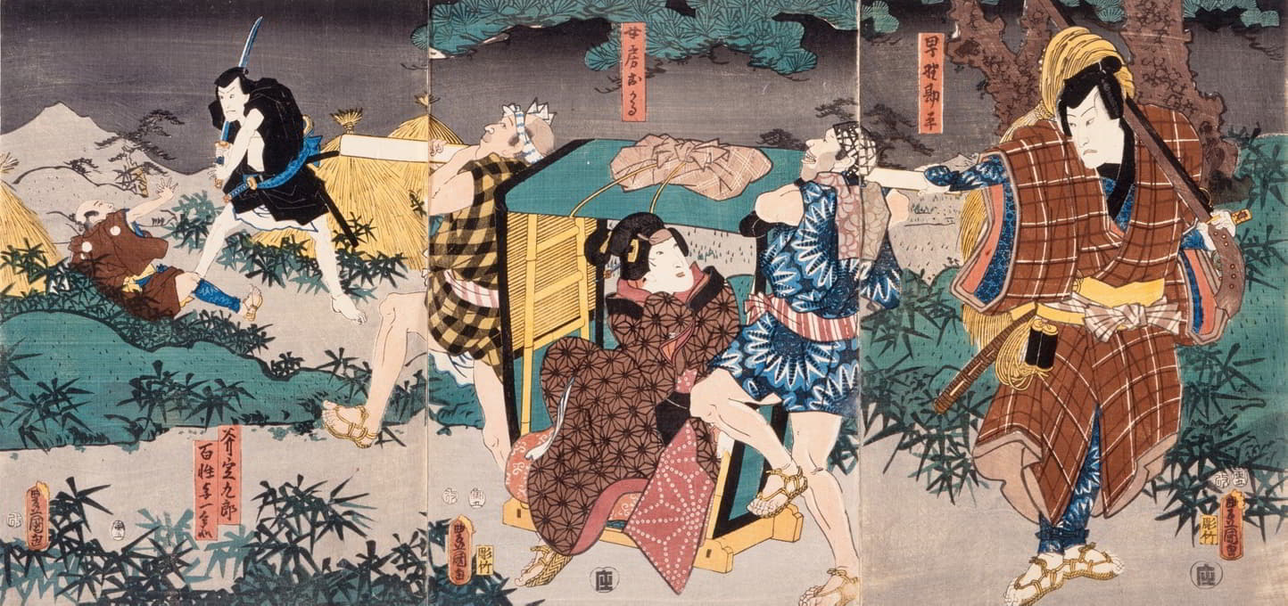 《忠诚家臣的仓库》系列的第五幕，一本初级读物，主角是Hayano Kanpei（Shigenji）、他的妻子Okaru、Onosada Kurō和农民Yoichibei