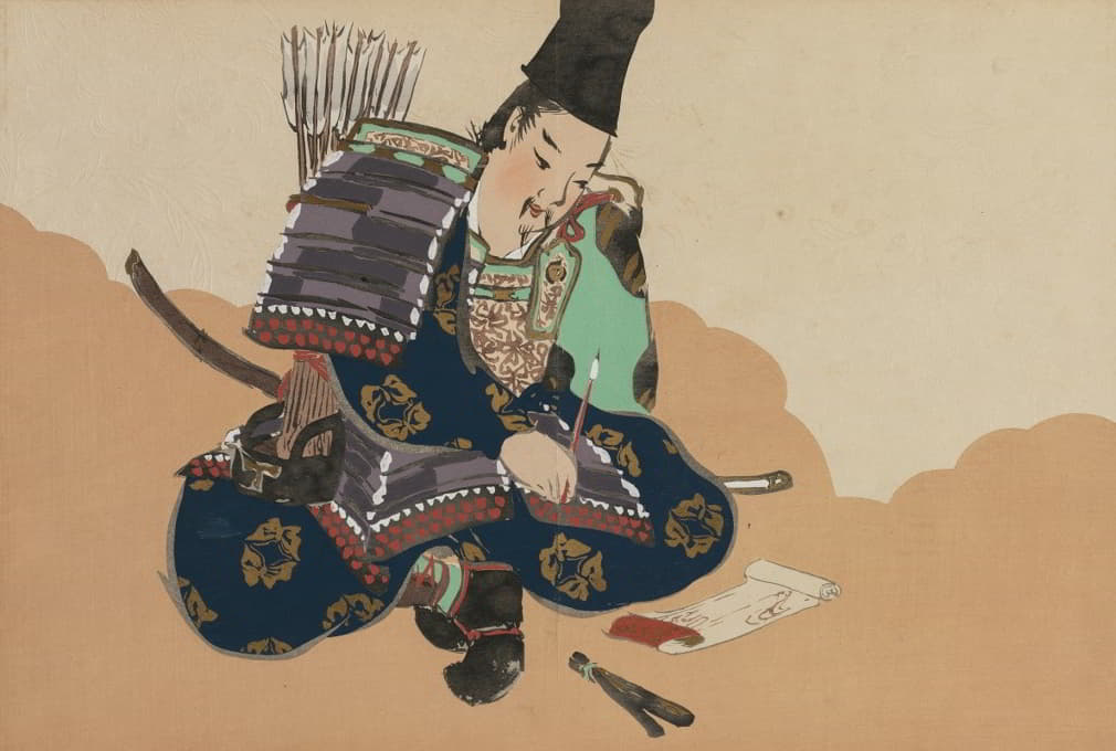 Kamisaka Sekka - Taira no Tadanori (Tadanori)