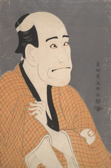 Tōshūsai Sharaku - The Actor Arashi Ryuzo as the Moneylender Ishibe no Kinkichi, from the play The Iris Soga of the Bunroku Period