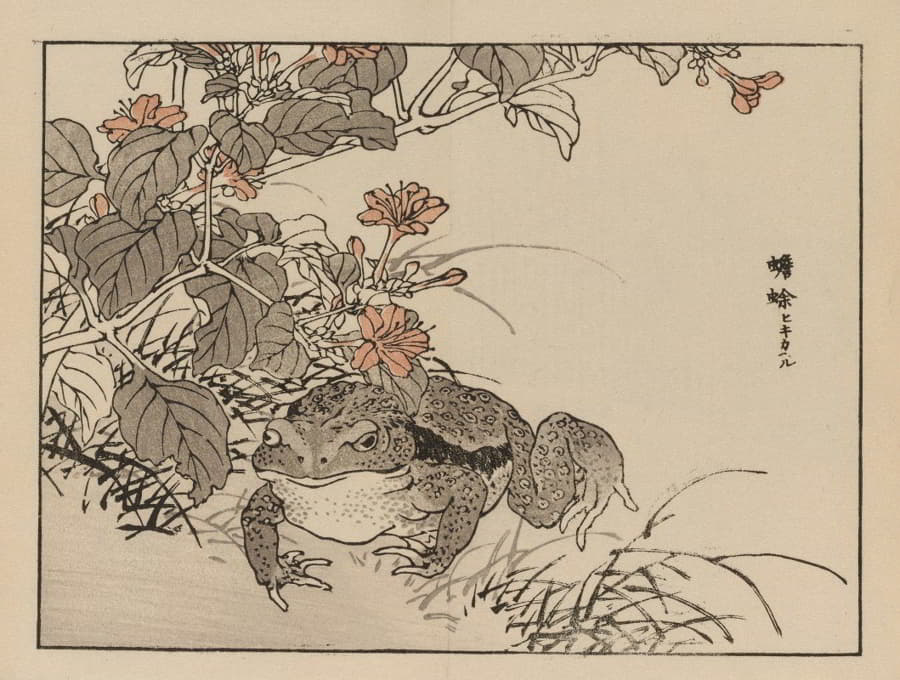 Kōno Bairei - 楳岭画谱, Pl.71
