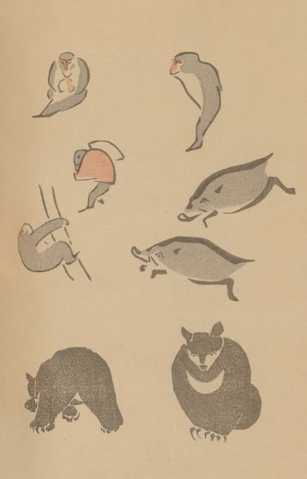 Masayoshi Kitao - 鸟兽略画式, 第5页