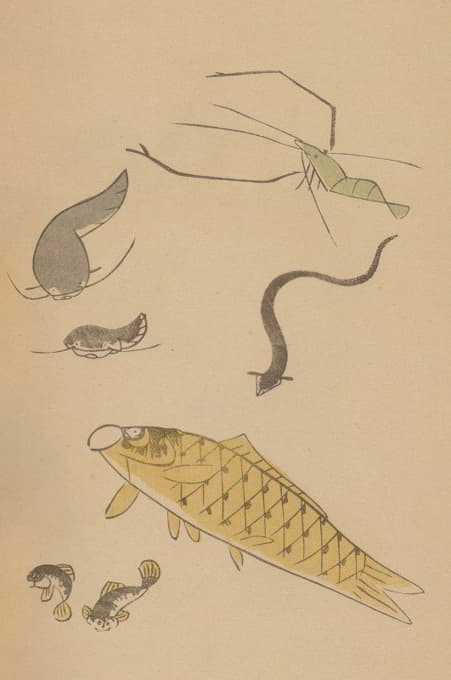 Masayoshi Kitao - 鸟兽略画式, Pl.41