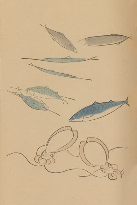 Masayoshi Kitao - 鸟兽略画式, Pl.46