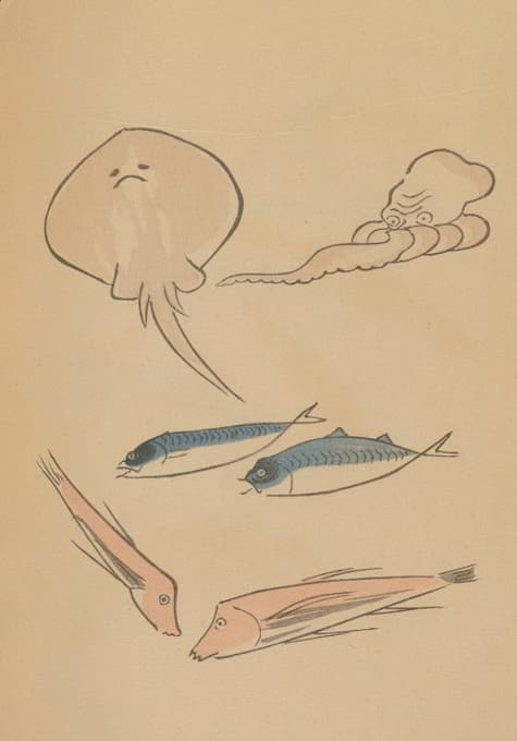 Masayoshi Kitao - 鸟兽略画式, Pl.47
