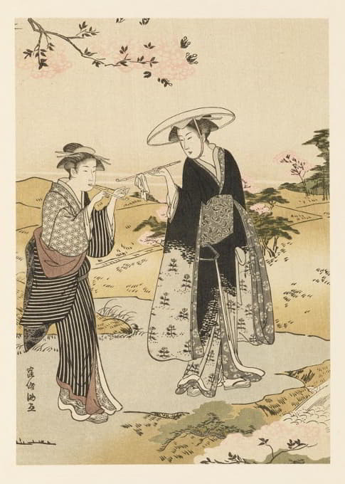 Shiichi Tajima - Masterpieces selected from the Ukiyoyé School, Pl.12