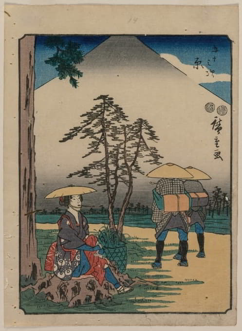 Andō Hiroshige - The Fifty-Three Stations of the Tokaido: Hara