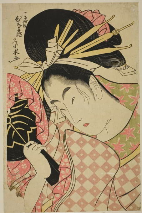 Ichirakutei Eisui - The courtesan Hinazuru of the Chojiya