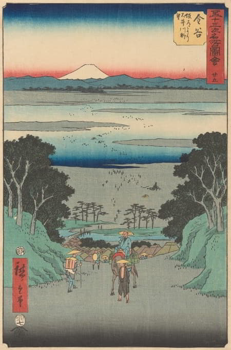 Andō Hiroshige - Kanaya