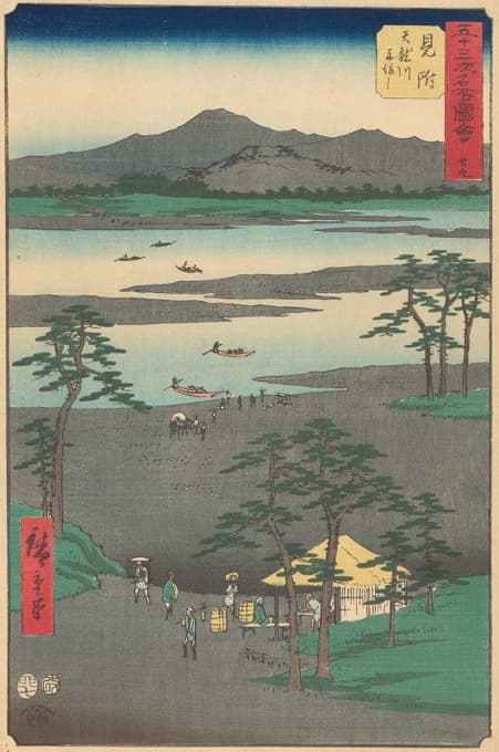 Andō Hiroshige - Mitsuke
