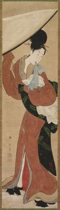 Koikawa Harumasa - Lady with a Parasol