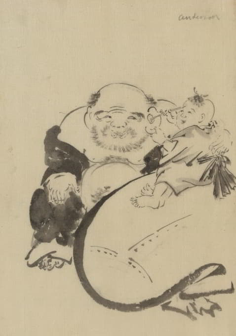 Katsushika Hokusai - Shakuyaku kana ari