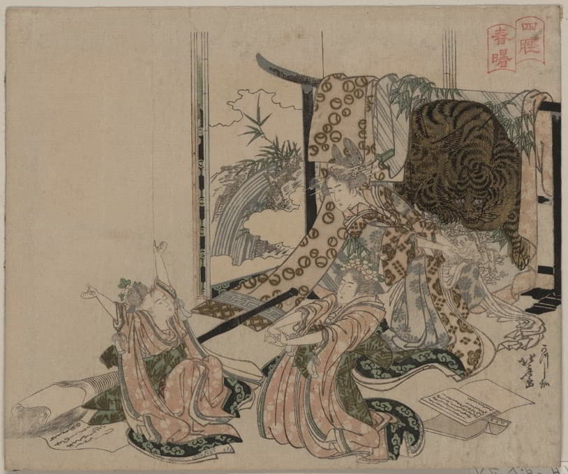 Katsushika Hokusai - Shisui shinshō