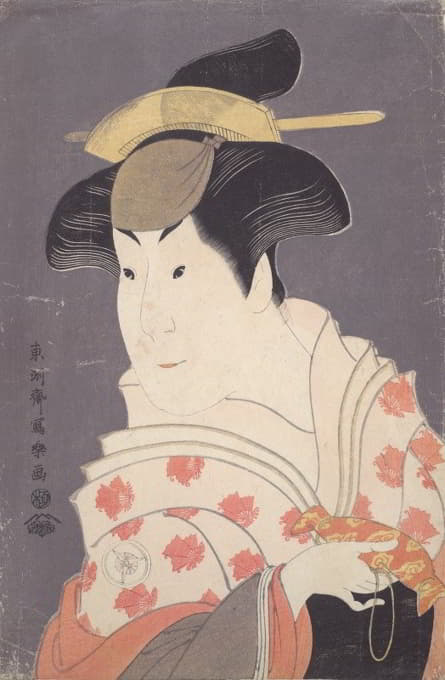 Tōshūsai Sharaku - The Actor Iwai Hanshiro IV as the Wet Nurse Shigenoi from the play The Loved Wife’s Parti-Colored Halter